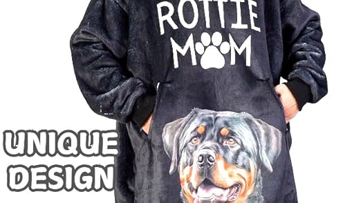 cootie クッション2セット クーティー kj rottweiler Amazon.com: Huglanket Rottweiler Gifts, Wearable Blanket Hoodie